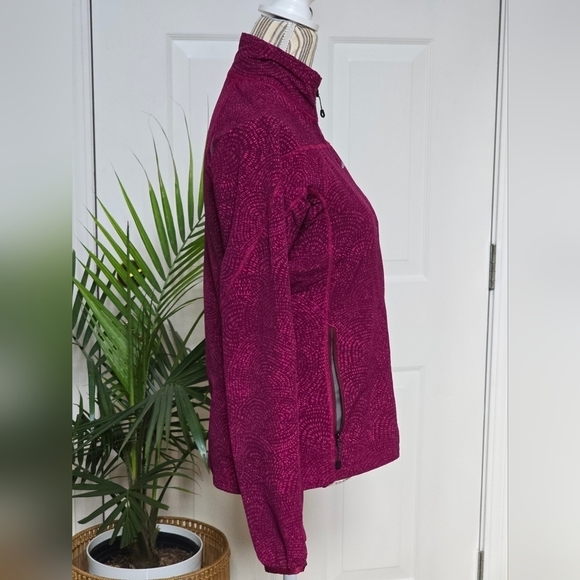 Eddie Bauer First Ascent Fushia Purple Print Women’s Sandstone Jacket Size S - Picture 3 of 7